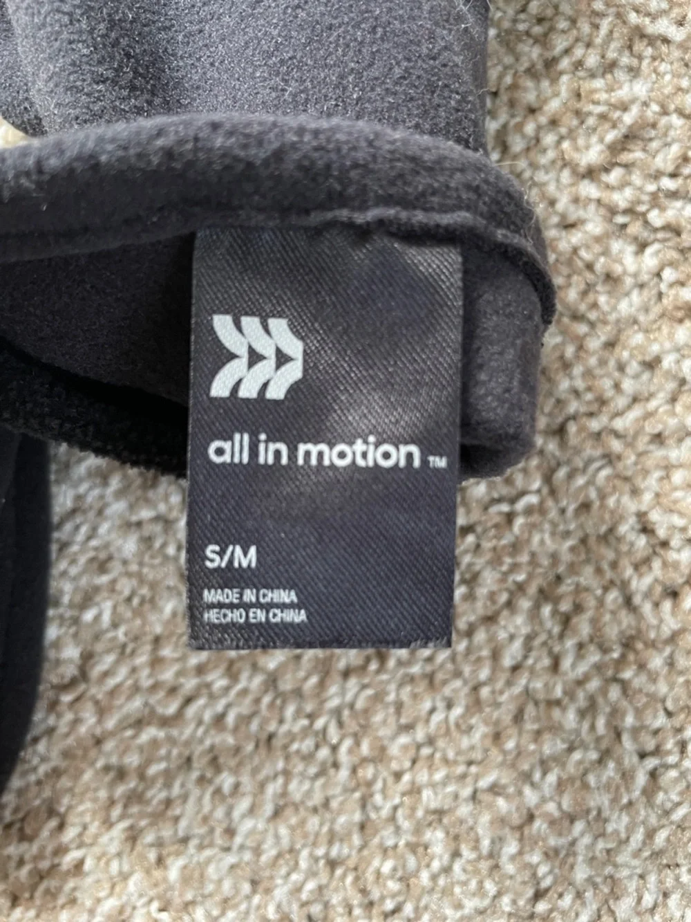 NWT All in Motion Fleece Gloves